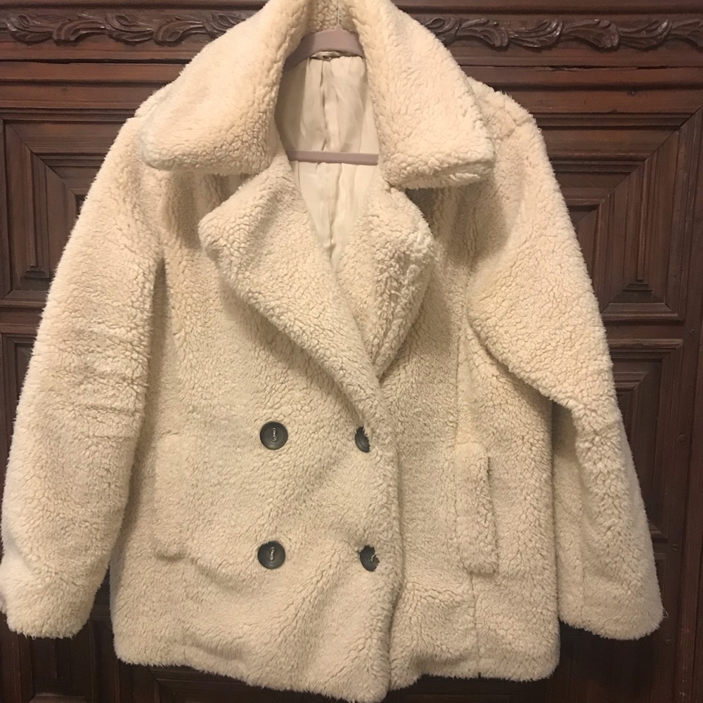 Free People teddy coat